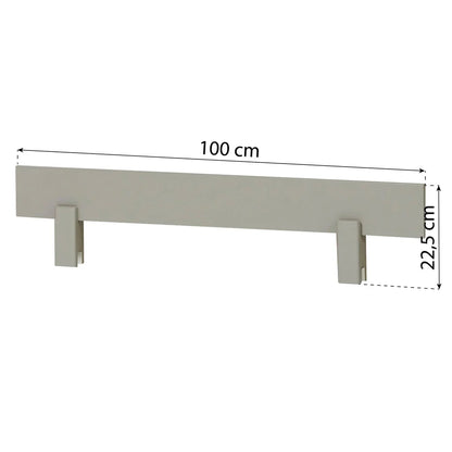 Hoppekids, ECO Comfort, Juniorisänky 70x160 cm, Dove Grey