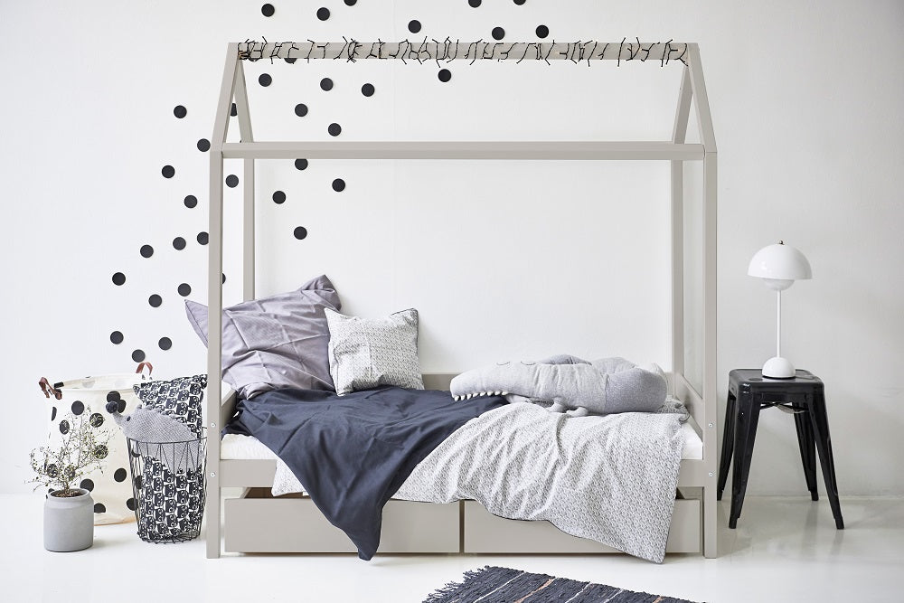Hoppekids, ECO Comfort, Talosänky 70x160, Dove Grey