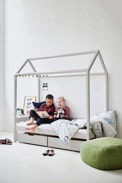 Hoppekids, ECO Comfort, Talosänky 70x160, Dove Grey
