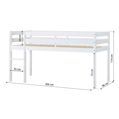 Hoppekids ECO Comfort, Parvisänky 90x200 cm, White