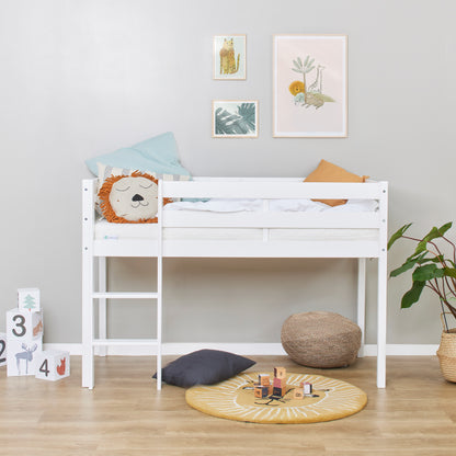 Hoppekids ECO Comfort, Loftsäng 70x160 cm, Vit