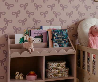 Book Nook, Montessori Kirjahylly, Vintage Rose