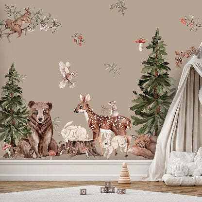 Wall sticker Set 330x140cm, Forest XL