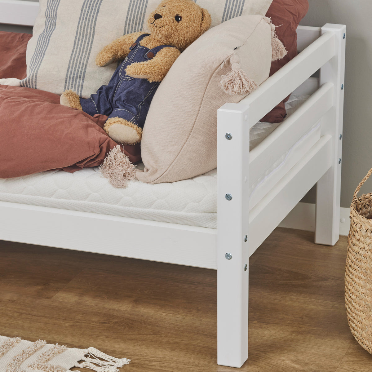 Hoppekids, ECO Dream, Juniorisänky 70x160 cm, White