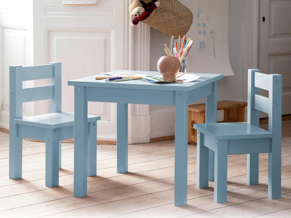 Hoppekids Mads, Table&amp;Chair Set, Dream Blue