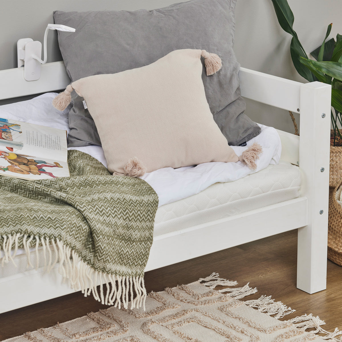 Hoppekids, ECO Luxury, Juniorisänky, 70x160 cm, White