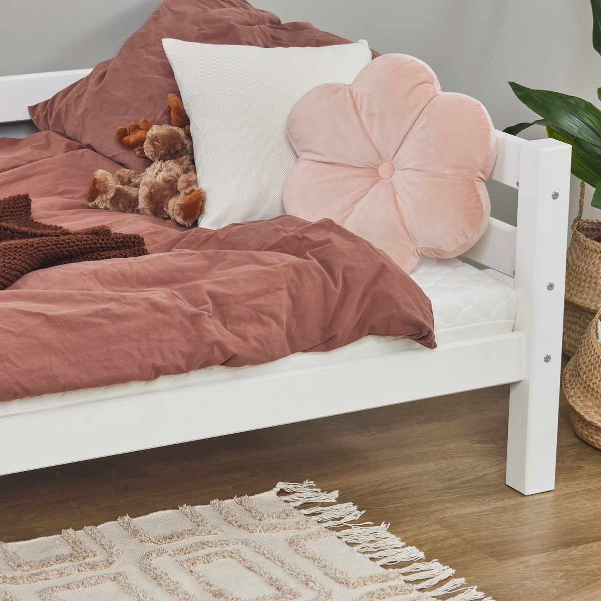 Hoppekids, ECO Luxury, Juniorisänky, 90x200 cm, White
