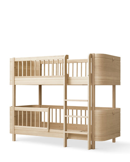 Oliver Furniture, Wood Mini+ Bunk Bed 70x160 cm, Oak