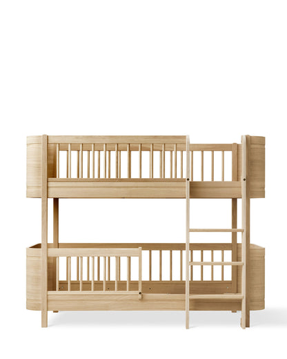 Oliver Furniture, Wood Mini+ Bunk Bed 70x160 cm, Oak