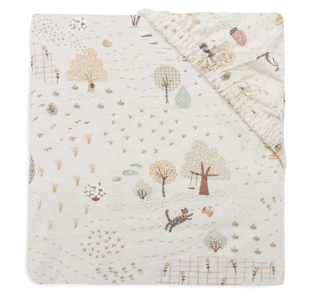 Jollein, Aluslakana, 60x120cm, Jersey Tiny Park