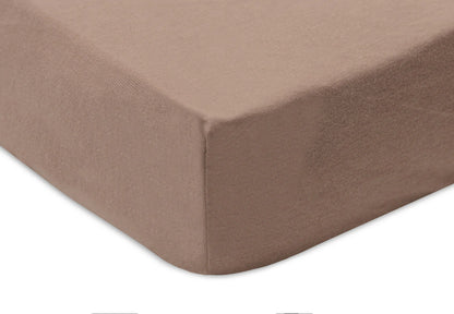 Jollein, Aluslakana, 70x140cm, Jersey Milky Coffee