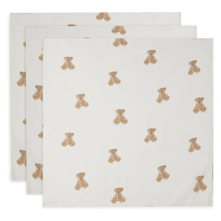 Jollein, Harsot 3-pack, Teddy Bear
