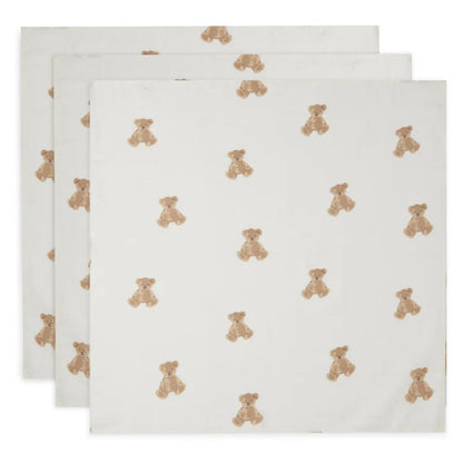 Jollein, Harsot 3-pack, Teddy Bear
