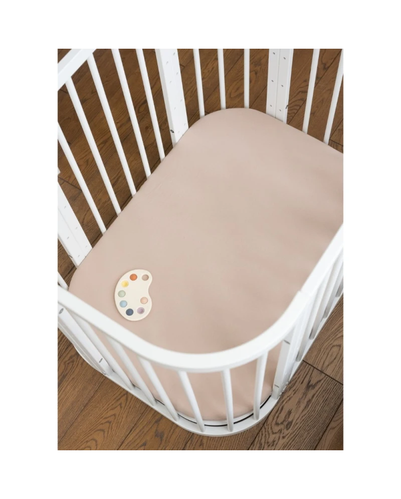 Waldin, Cot 5in1 + Mattress, White