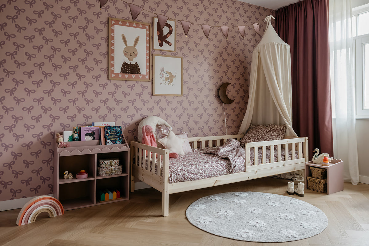 Book Nook, Montessori Kirjahylly, Vintage Rose