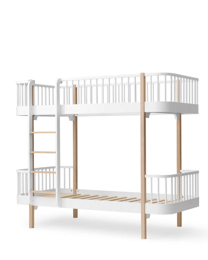 Oliver Furniture, Wood Original, Korkea Kerrossänky 90x200, White/Oak