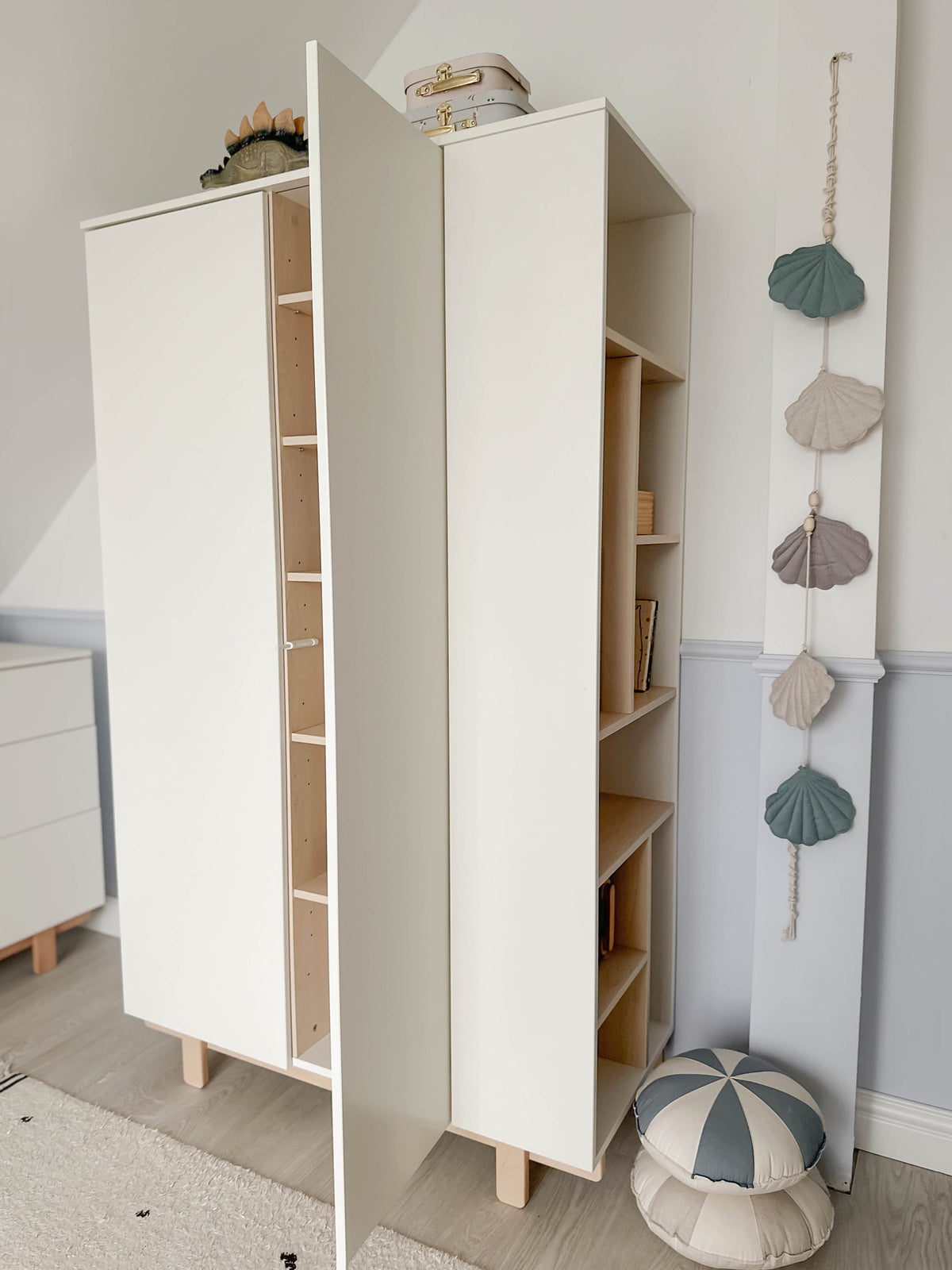 Wood Luck Design, Vaatekaappi, Basic White