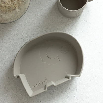 Zebra, Silicone bowl, Fanto Jetty Beige