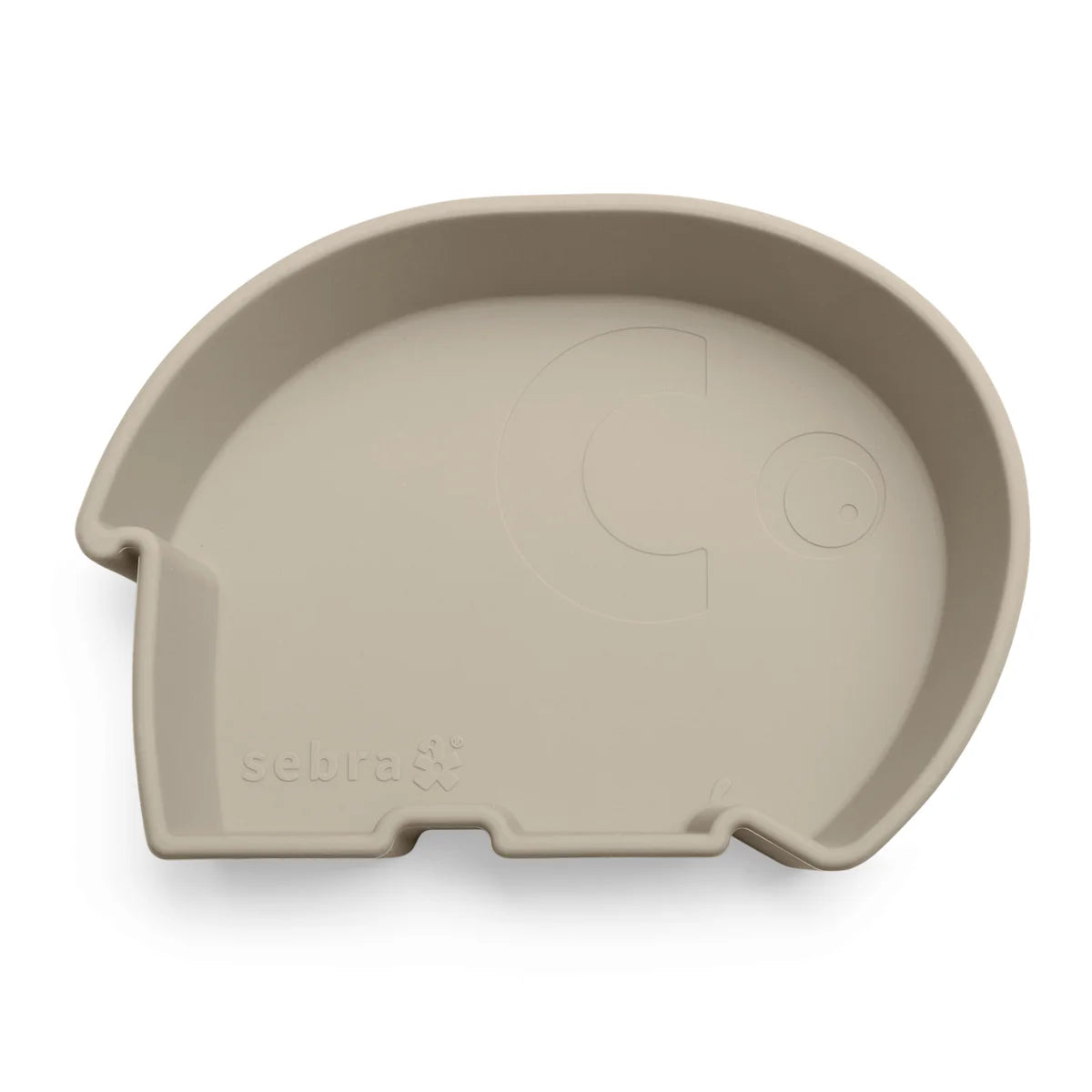 Zebra, Silicone bowl, Fanto Jetty Beige