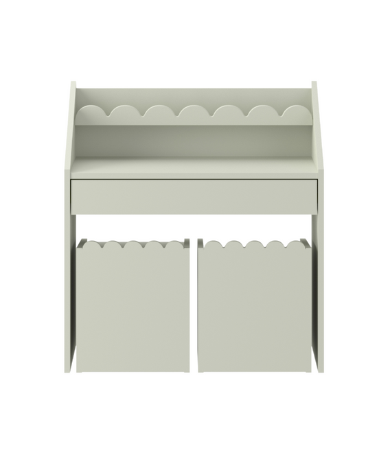Book Nook, Montessori Table and Chairs, Sage