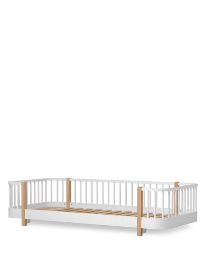 Oliver Furniture, Wood Original lattiasänky 90x200 cm, White/Oak