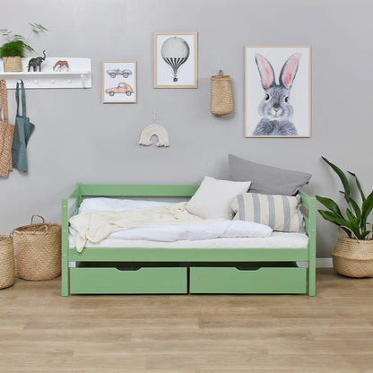 Hoppekids, ECO Comfort, Juniorisänky 70x160 cm, Green