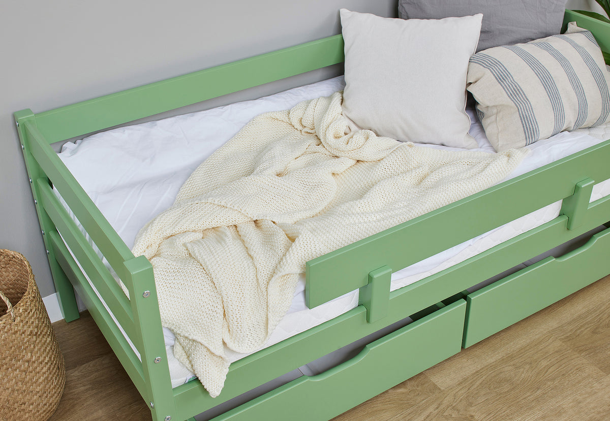 Hoppekids, ECO Comfort, Juniorisänky 70x160 cm, Green