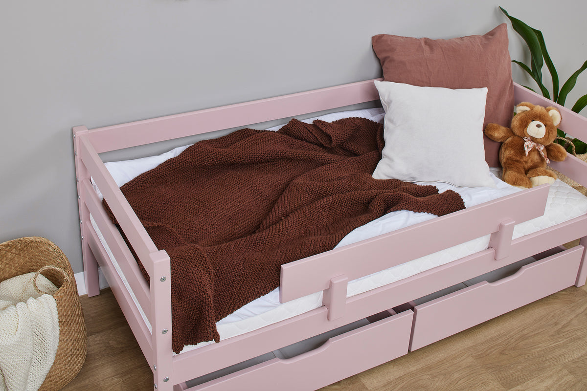 Hoppekids, ECO Comfort, Junior bed 70x160 cm, Pale Rose