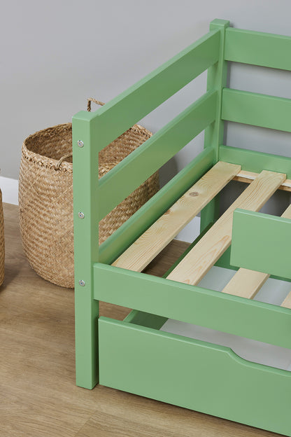 Hoppekids, ECO Comfort, Juniorisänky 70x160 cm, Green
