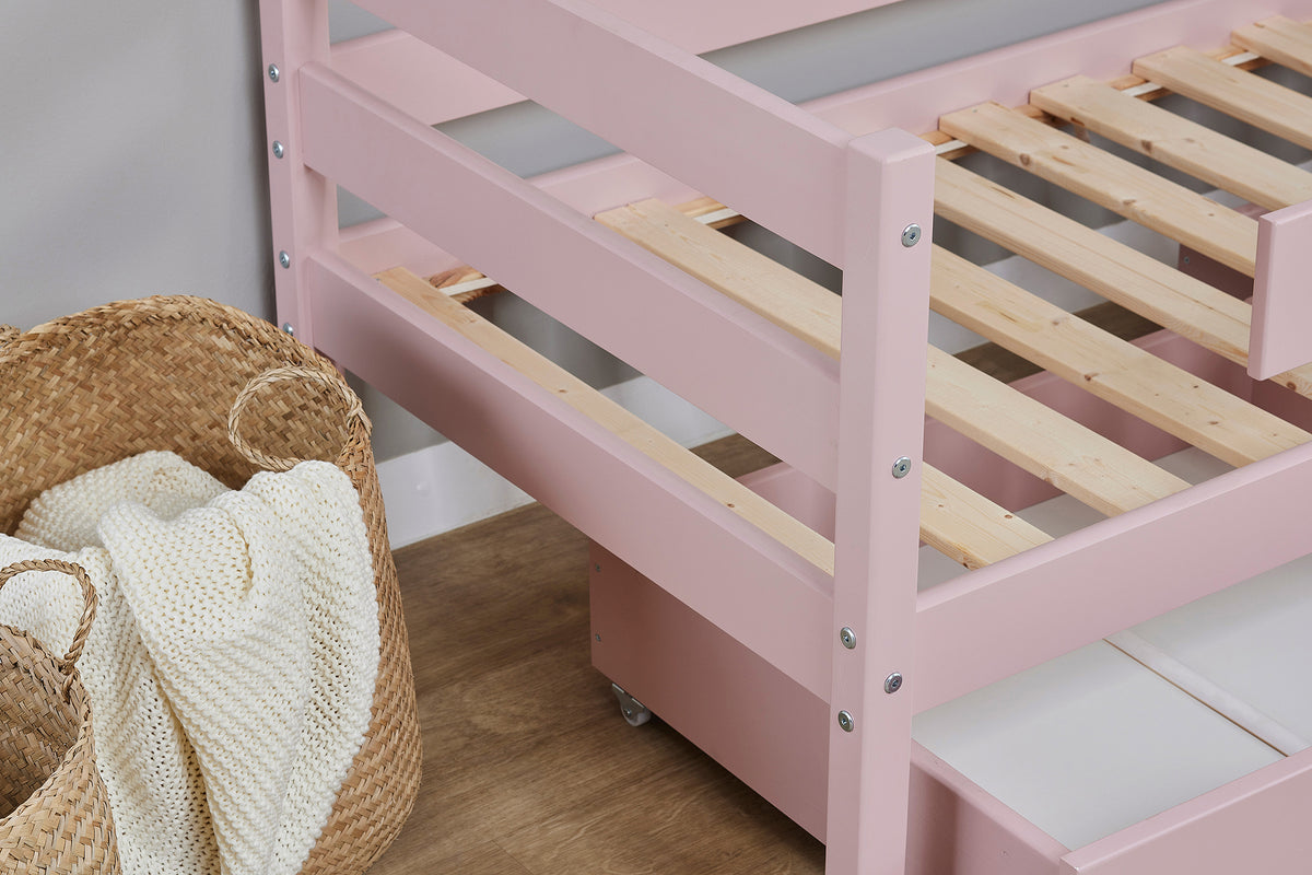 Hoppekids, ECO Comfort, Junior bed 70x160 cm, Pale Rose