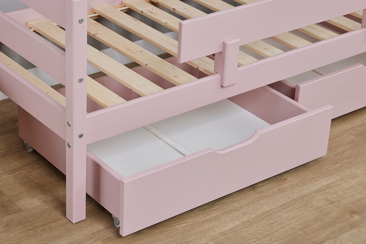 Hoppekids, ECO Comfort, Junior bed 70x160 cm, Pale Rose