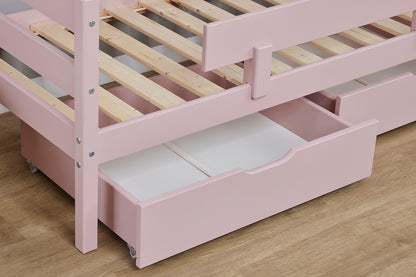 Hoppekids, ECO Comfort, Junior bed 70x160 cm, Pale Rose