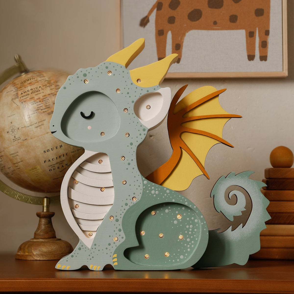 Little Lights Yövalo, Baby Dragon, Hunter Green