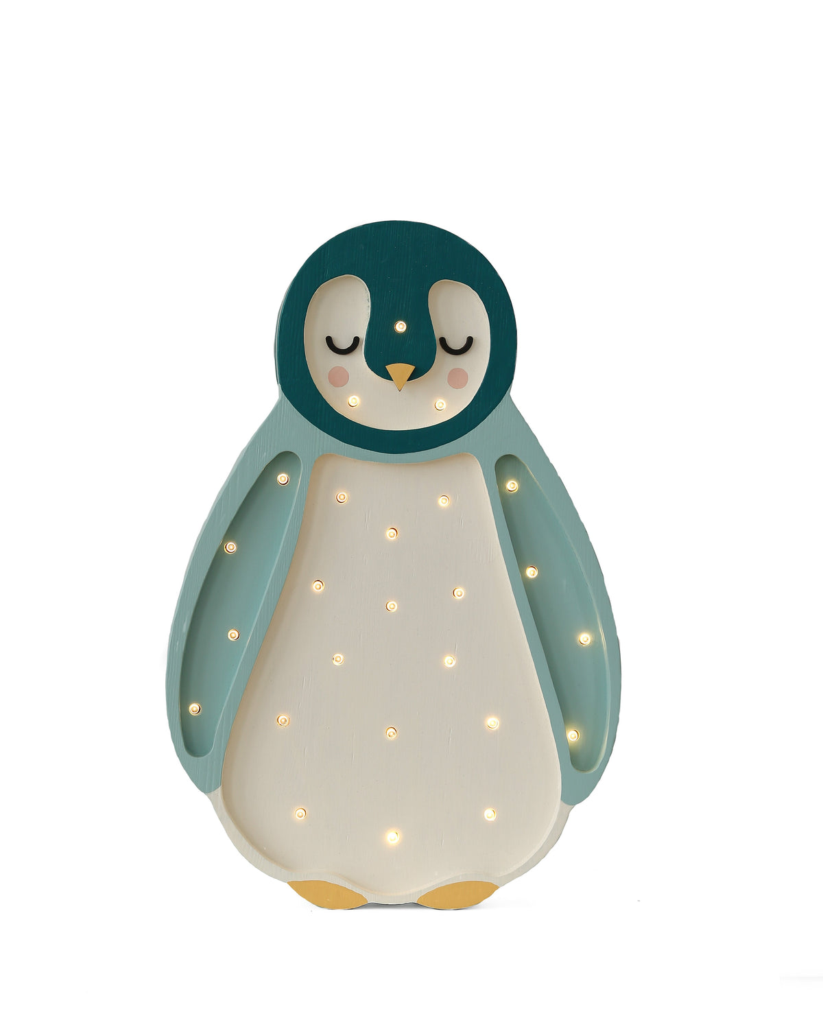 Little Lights, Night Light Baby Penguin, Teal