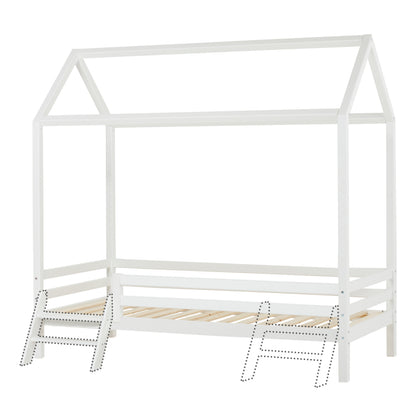 Hoppekids, ECO Dream, House bed 90x200 cm (Convertible), White