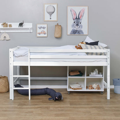 Hoppekids, ECO Dream, Parvisänky (Muunneltava) 70x160 cm, White