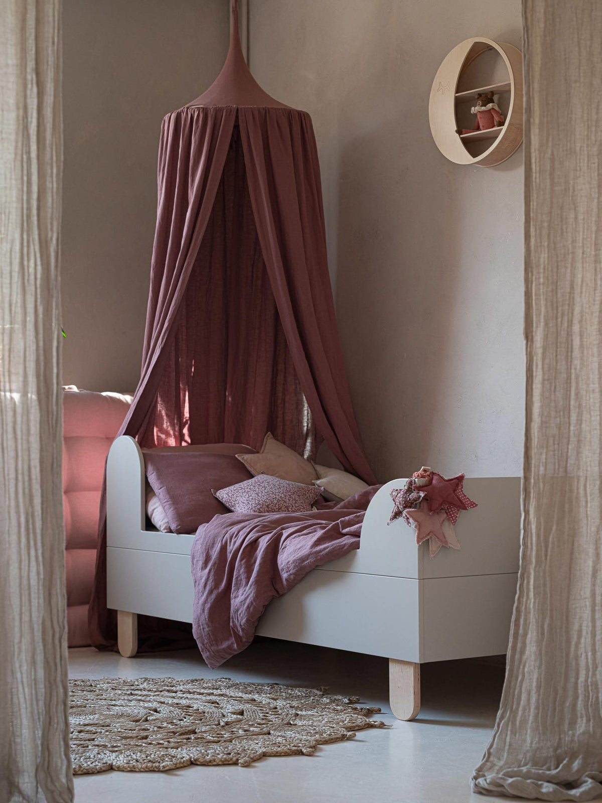 Wood Luck Design, Junior bed 80x160 cm, Basic White