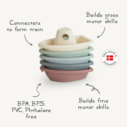 Mushie, Bath Toy Boats Original