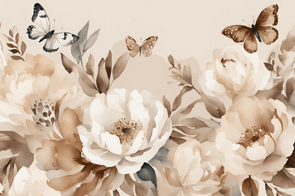 Valokuvatapetti, Boho Peonies