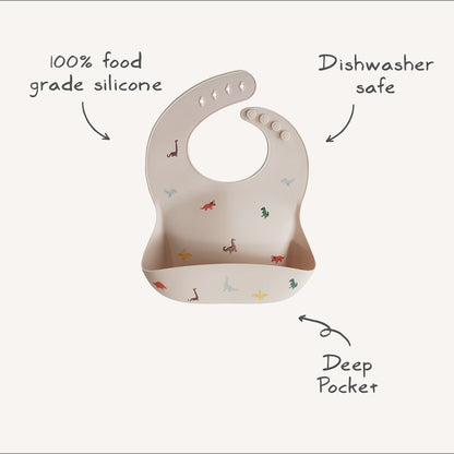 Mushie, Bib, Bows
