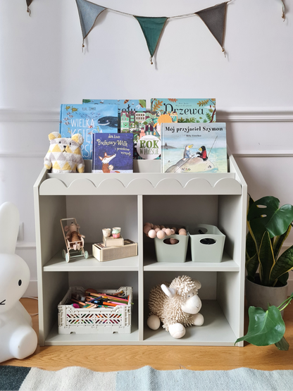 Book Nook, Montessori Kirjahylly, Sage