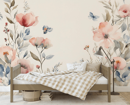 Photo wallpaper, Peach Flowers