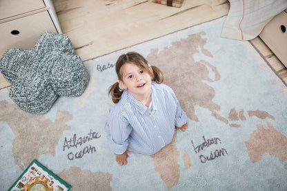 Back to School, Pestävä Matto, Vintage Map