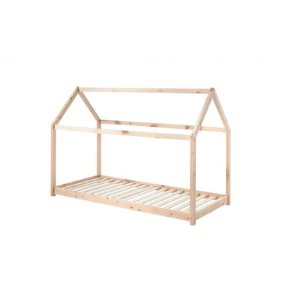 Vipack, Cabane House Bed, 2 storlekar, naturligt trä