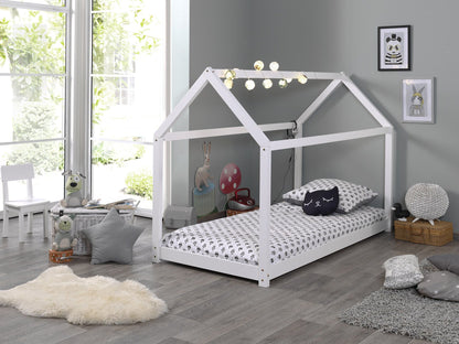 Vipack, Cabane House Bed, 2 sizes, White