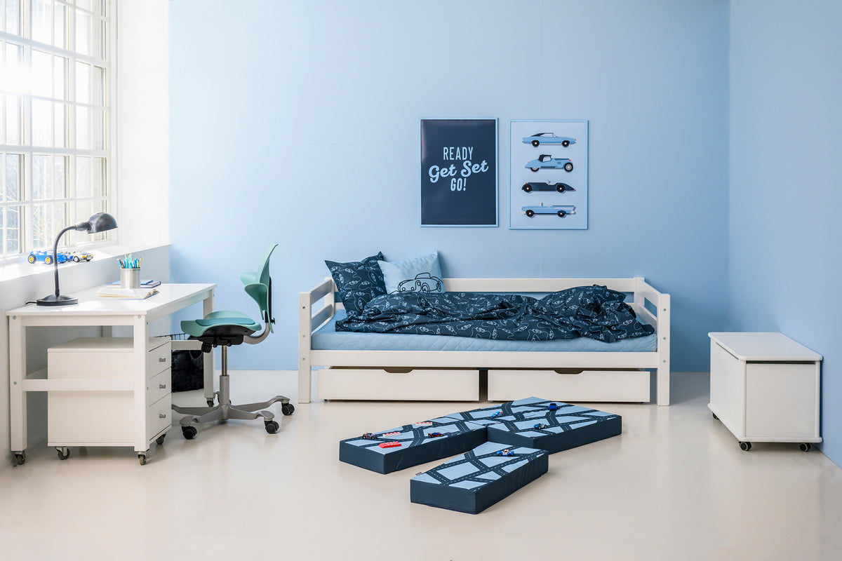 Hoppekids, ECO Luxury, Juniorisänky, 90x200 cm, White
