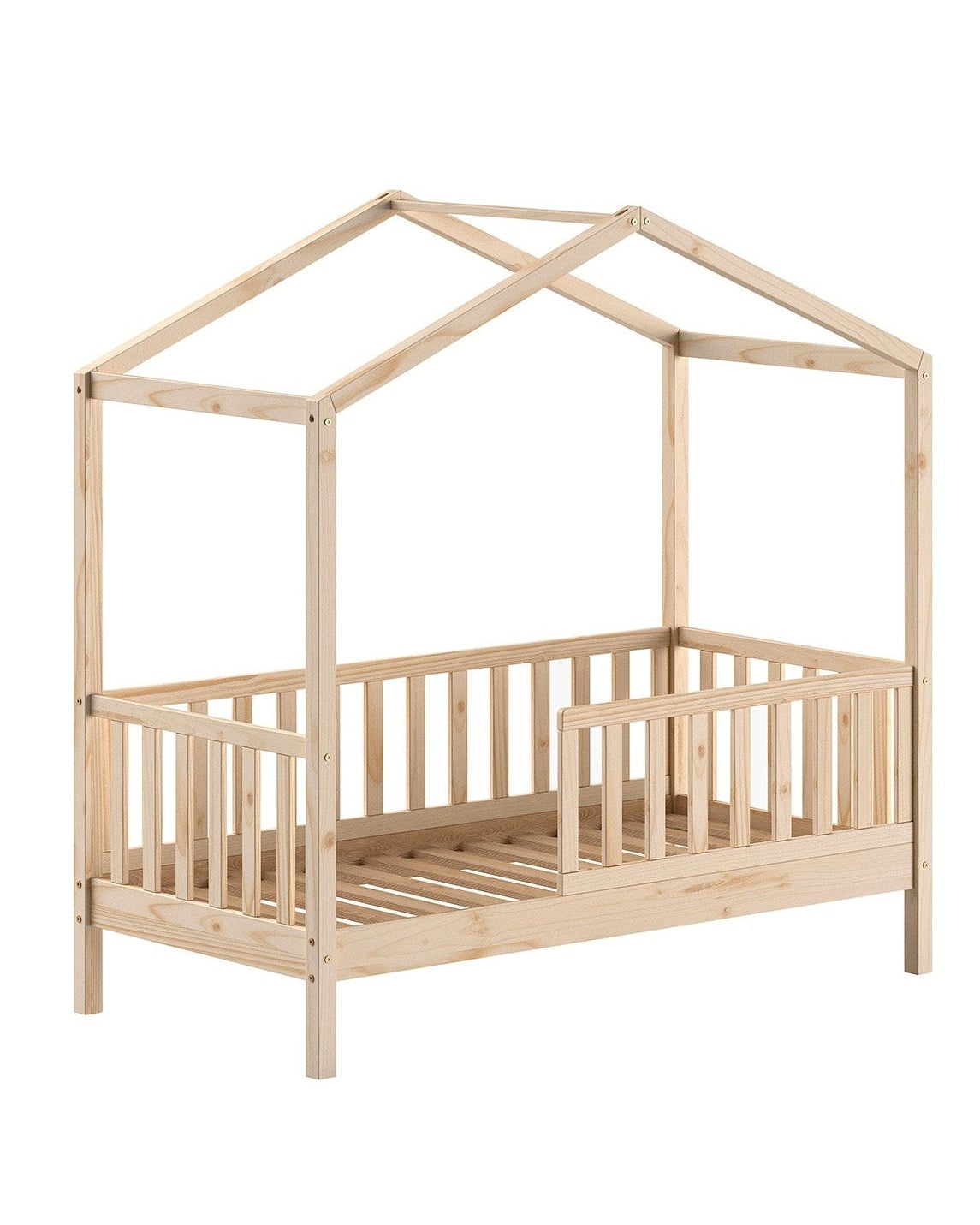 Vipack, Dallas House bed 70x140cm, Natural
