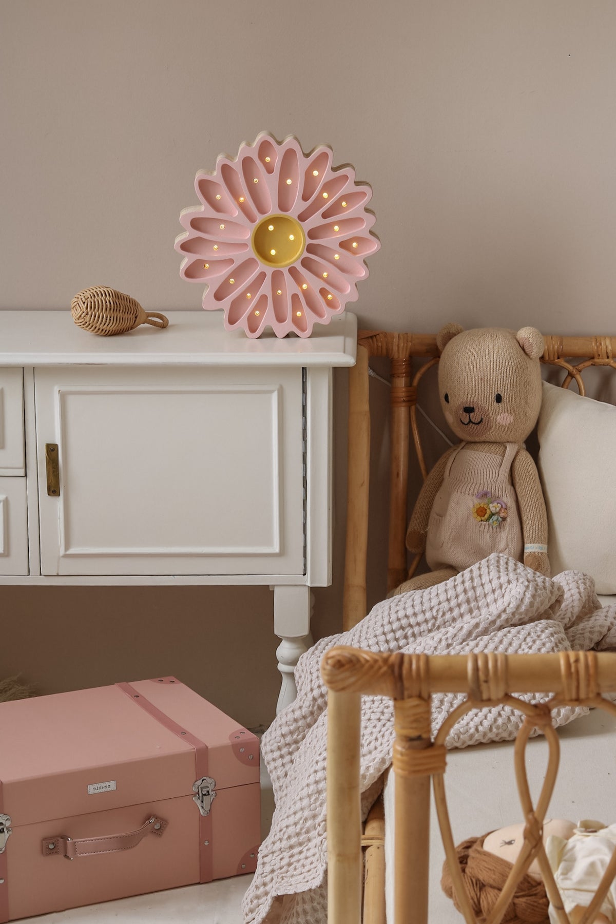Little Lights, Yövalo, Daisy Powder Pink