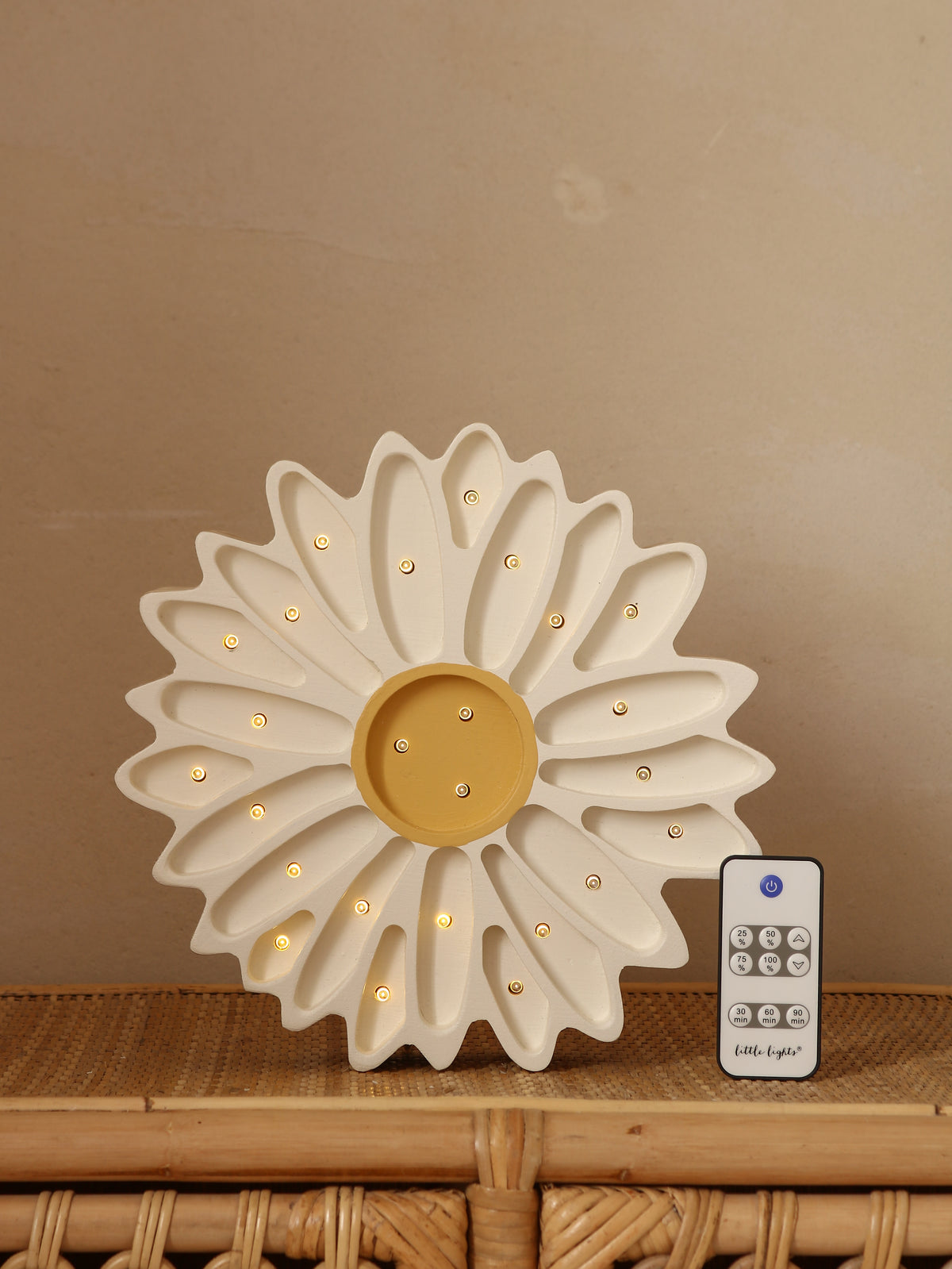 Little Lights, Night Light Daisy, White