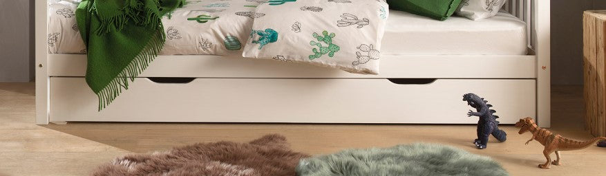 Vipack, Cabane House bed 90x200, White